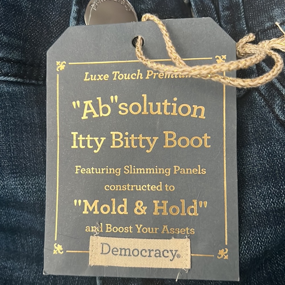 #251DB ☑️Democracy Medium Blue Luxe Touch Itty Bitty Boot Blue Jeans - Picture 9 of 12